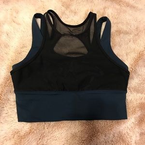 Mesh panel Lululemon top